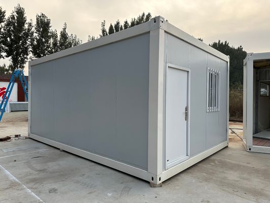 単一パッケージ サイズ 600X600X300cm 収納庫 オフィス用 寮 20 40ft ポータブル キャビン バンガロー