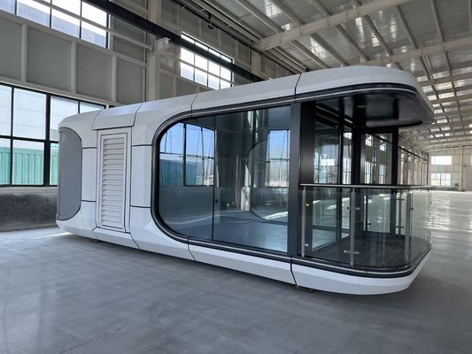 鉄壁 モダンスタイル ラグジュアリー スペースカプセル ホテル 商用スペースハウス オーダーメイド アルミプレート壁