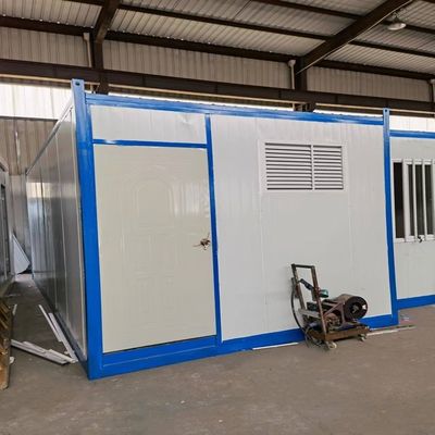 20FT/40FT カスタマイズドバイコンテナ素材 完全に組み立てられた 持ち運び可能なモバイル トイレと 屋外使用のための現代的なデザイン