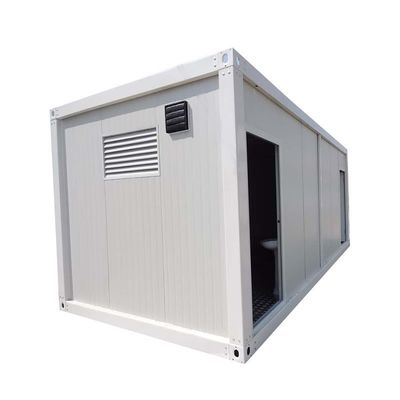 20FT/40FT カスタマイズされたスキード ポータルロウ 屋外モバイルポータブル トイレ モールプロモーションのためのプリファブリック トイレ