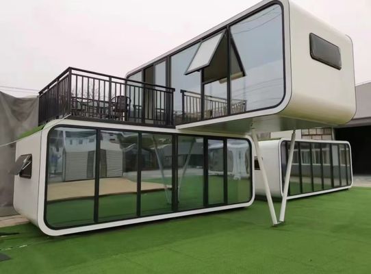 電気スイッチ制御 スポーツルームとホームスペース機能のための現代的な屋外スペースカプセルホテル