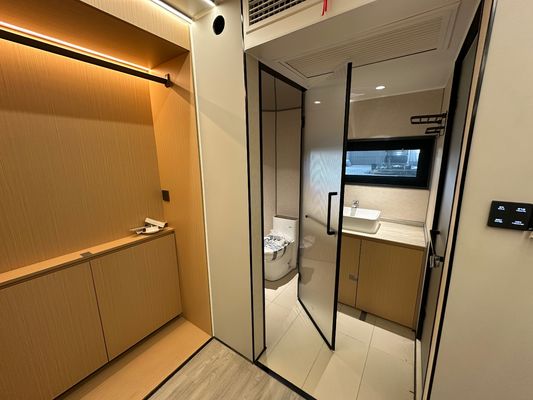 ポータブル ホテル スペース カプセル ハウス カスタマイズされた色と電気 3C/CE/CL/標準