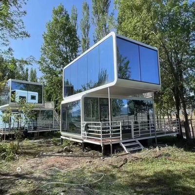 合理的な屋外現代的なデザイン スタイルの鋼容器 カプセル ホーム モジュラー カプセル ホテル 防水・防湿