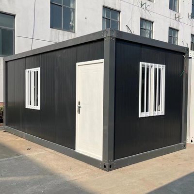 安定したプリファブリック 切断可能な鋼筋枠 コンテナハウス 現代のシンプルなスタイル 屋外生活