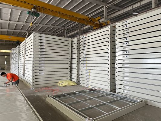 プラスチック製鉄窓 20フィート プリファブリック 移動式 引換可能な コンテナハウス 建設用 安全な 強い 安定した