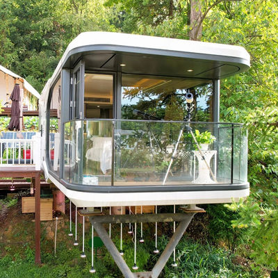 屋外キャビンハウス スペースカプセル 20'/40'コンテナのホテルのためのプリファブリックカプセルルーム