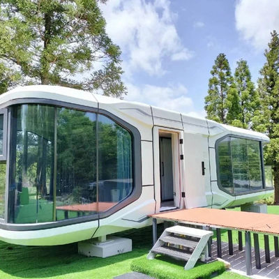 グラフィックデザイン モダン・スペース・カプセル ホテルと モダン・デザイン拡張容器
