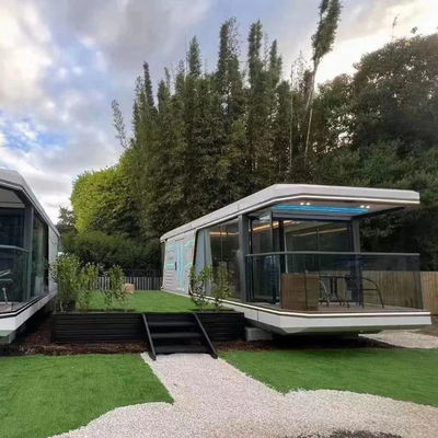 屋外スペースカプセル キャビンハウス モジュール型カプセル ホテル オーダーメイドカラーとモダンなデザインのスペースカプセルハウス