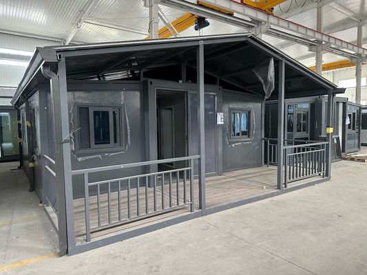 輸送と貨物 多機能 20Ft プリファブコンテナ 拡張可能な家 軽鋼 折りたたみ可能な プリファブリック 家 農場用