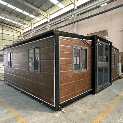 40ft オフィス プリファブリック ポータブル ハウス 小さい 折りたたむ 折りたたむ コンテナ ハウス 多機能 寿命 15-30 年