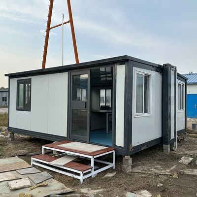 ハウス 迅速 建設 40 フィート 20 フィート プリファブ モダン 移動 プリファブリック ビラ 携帯 オーダーメイド レイアウト 拡張可能な コンテナ ハウス