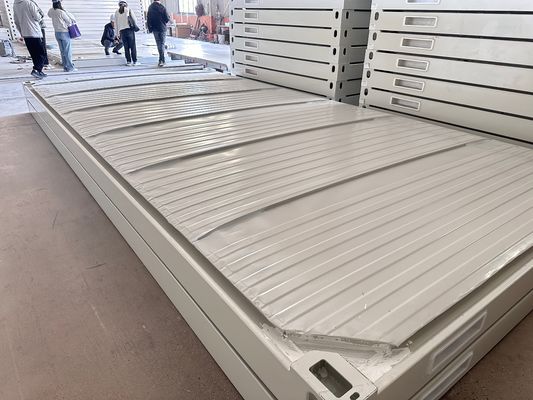 20 40Ft 低炭素 省エネ モジュラルの移動コンテナハウス プレファブ 製 鉄筋付き フラットパック コンテナハウス