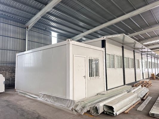 カスタマイズされたサイズ 防腐 防水 防火 鋼 20ft 40ft プリファブ フラット パック コンテナハウス 簡単に設置