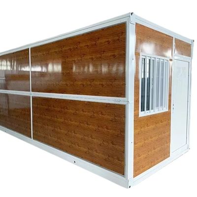 準備済み カスタマイズされた色 サイズ 鋼 グラス ウール サンドイッチ パネル 折りたたみコンテナ ハウス コンパクトでスタイリッシュな生活