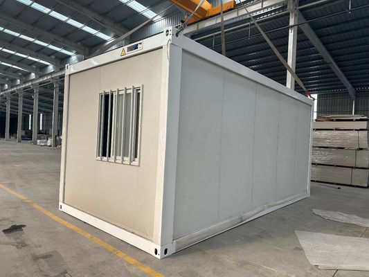 アップグレード 迅速なビルド 20ft 30ft 40ft オーダーメイド モジュール型 防水ガラス ウールサンドイッチパネル 折りたたみコンテナハウス 1
