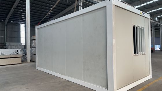 安定した保温 防水 プリファブ サンドウィッチパネル 工房ソリューションのためのモジュール型ジグザック折りたたみコンテナハウス