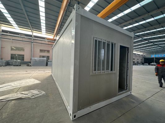プリファブ住宅 屋根 EPS サンドウィッチパネル 携帯型経済用居住容器 折りたたむ式 プリファブリック 折りたたむ式 容器ハウス
