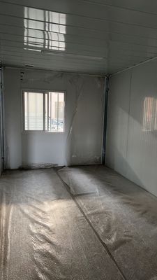 天候耐性素材 20ft 40ft コンテナ折りたたみハウス 事務所や学校用のプリファブリック折りたたみコンテナハウス