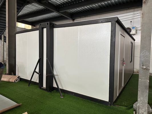 20 40 フィート オーダーメイド レイアウト 装飾 40HQ コンテナ用の前作拡張コンテナハウス