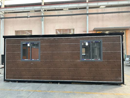 20 40 フィート オーダーメイド レイアウト 装飾 40HQ コンテナ用の前作拡張コンテナハウス