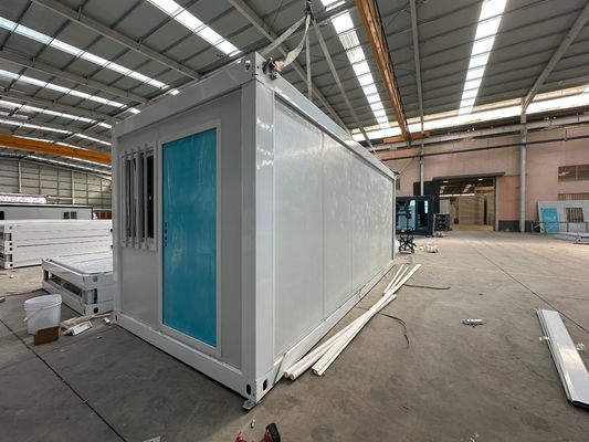 移動型 多モジュール式 プリファブリック 20 40 フィート プリファブリック 鋼筋 カーブ ジーグザック 折り畳み式 コンテナハウス 構造付き