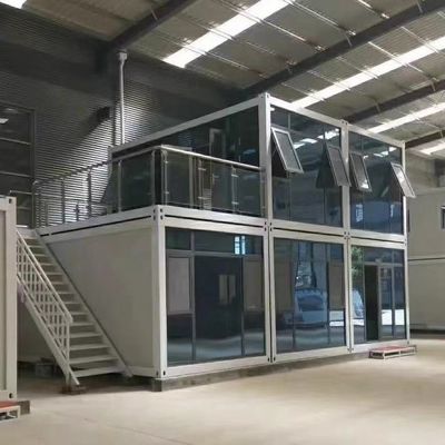 プロ 簡単にインストール 可変 20 40 フィート フラットパックハウス プリファブリック 隔離式 プリファブリック モジュールコンテナハウス