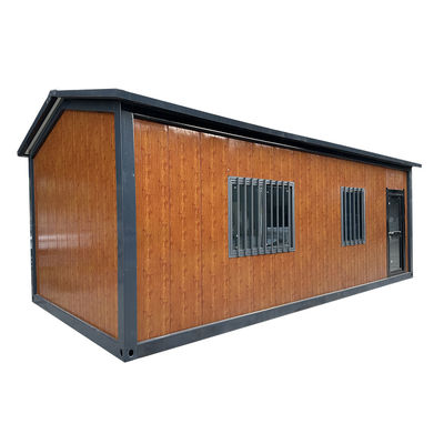 20 フィート 急速な建物 フラット 梱包された貯蔵庫 高風力 プレファブリ リビング コンテナ モダンなデザインスタイルの家