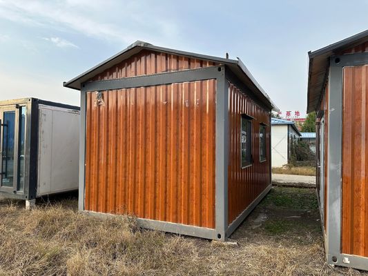 20 フィート 急速な建物 フラット 梱包された貯蔵庫 高風力 プレファブリ リビング コンテナ モダンなデザインスタイルの家