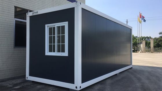 組み立てが簡単 鋼製 フラットパック 移動式 収納 サンドイッチ パネル プリファブリック リビング コンテナ 家 現代のデザイン