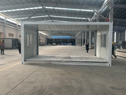 20 40 フィート 折りたたみコンテナハウス 40'HQ 輸送 迅速なビルド モジュール型 モダンなラグジュアリー キャンピング用のプリファブリック ホームオフィス