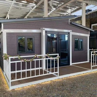 20Ft 準備済み 2 ベッドルーム ポータブル プリファブリック 拡張可能なコンテナハウス オフィスビル構造と効率性