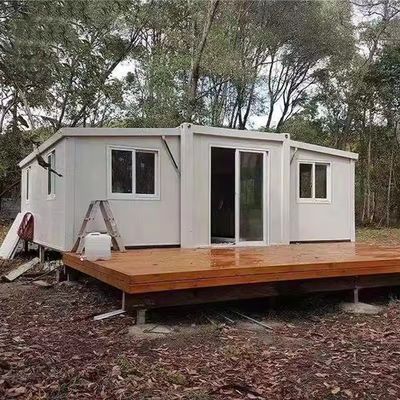 20Ft 準備済み 2 ベッドルーム ポータブル プリファブリック 拡張可能なコンテナハウス オフィスビル構造と効率性