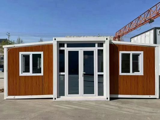 20Ft 準備済み 2 ベッドルーム ポータブル プリファブリック 拡張可能なコンテナハウス オフィスビル構造と効率性