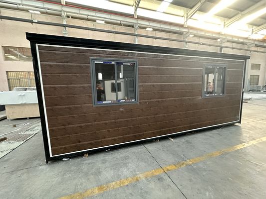 ビラ 迅速な建設 20 フィート 30 フィート 40 フィート 移動式 拡張可能なコンテナハウス キッチン