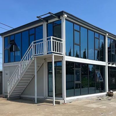 モジュラルの建設工地 労働者の住居 フラットパック コンテナハウス 家 40フィート 20年の寿命で取り外せる