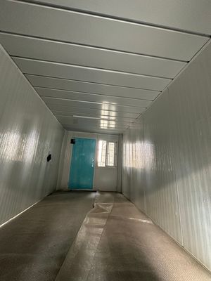 20/40 フィート 防水 折りたたみ コンテナ 家 カスタマイズ レイアウト キャンピング 労働者の住居のためのプリファブハウス