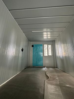 20/40 フィート 防水 折りたたみ コンテナ 家 カスタマイズ レイアウト キャンピング 労働者の住居のためのプリファブハウス