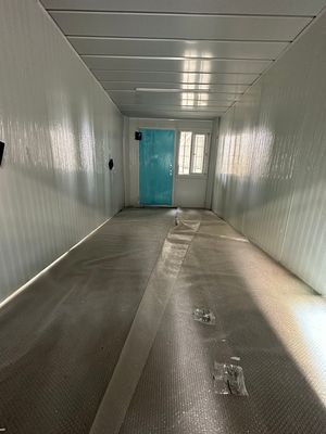 20/40 フィート 防水 折りたたみ コンテナ 家 カスタマイズ レイアウト キャンピング 労働者の住居のためのプリファブハウス