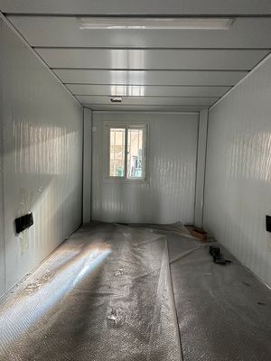 鋼筋枠 簡単に組み立て 20ft 40ft 小さな家 サイト オフィス 長期使用寿命のコンテナハウス