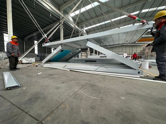 15~30年 寿命 20フィート 急速な製造 プリファブハウス モジュール型住宅 積み重ねられる 折りたたみ可能なコンテナハウス 鉄筋付き
