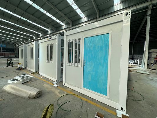 20FT/40FT カスタマイズされたモジュラーハウス 快適な熱と音隔断 低炭素エネルギー節約の折りたたみ容器