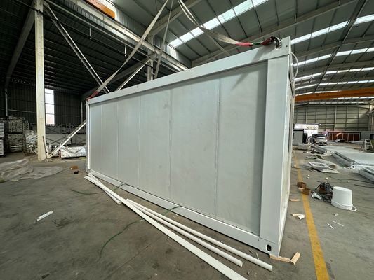 20FT/40FT カスタマイズされたポータブル折りたたみ 迅速な組み立て 安全 強い 安定 防水 防火 コンテナハウス 生活用
