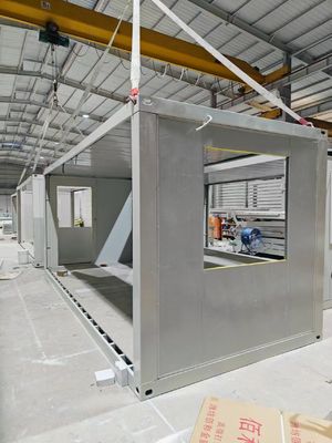 警備ハウス クラシック 折りたたむ式 オフィス 贅沢 プリファブリック ミニプリファブコンテナハウス 70% 時間節約の利点