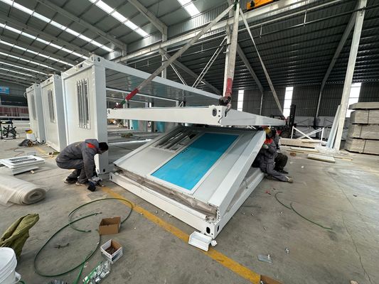 15~30年 寿命 プリファブリック住宅用 モダン 20フィート 折りたたむコンテナハウス 多機能・ハリケーン防災