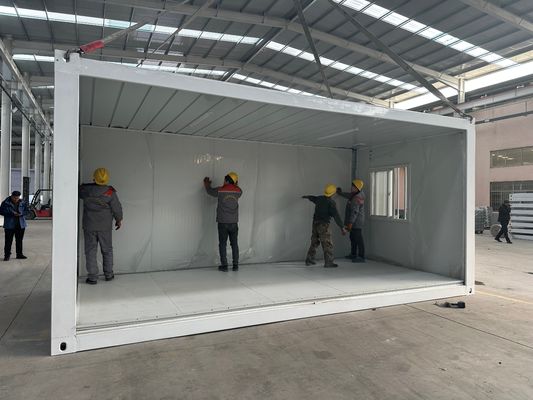 多機能 40FT 隔離式 折りたたみ プリファブリックハウス 多層構造のコンテナハウス