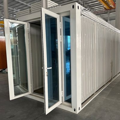 40フィートの豪華拡張可能なオフィスコンテナハウス 単元型オフィスキャビンのための 白色またはカスタマイズされた色