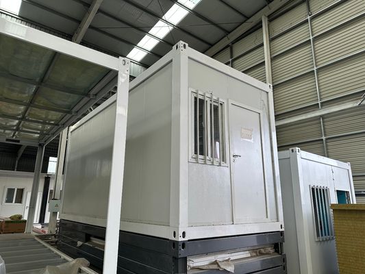 単一パッケージ サイズ 600×600×300cm 20ft 30ft 40ft 急速なビルディング フラットパック モジュール型ホーム 防水プリファブハウス コンテナ