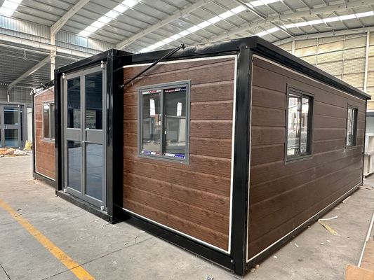 20FT直送 現代デザイン スタイルの拡張可能なコンテナハウス 設置が簡単 防火カサコンテナ