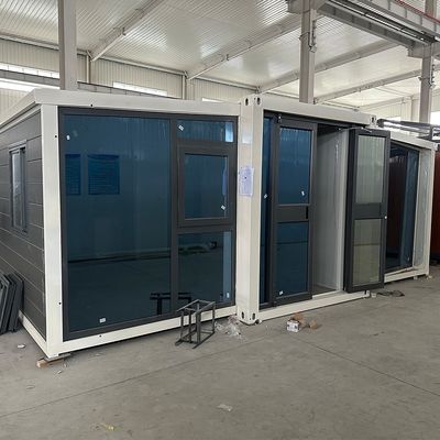 拡張可能な移動家 サンドイッチパネル 急速な建設 現代のプリファブリックハウス コンテナ ハウス ホテル用の移動家
