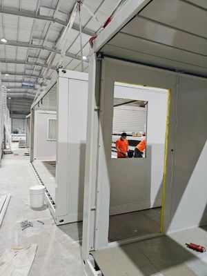 カスタマイズされた色 防火折り畳みコンテナハウス 多機能